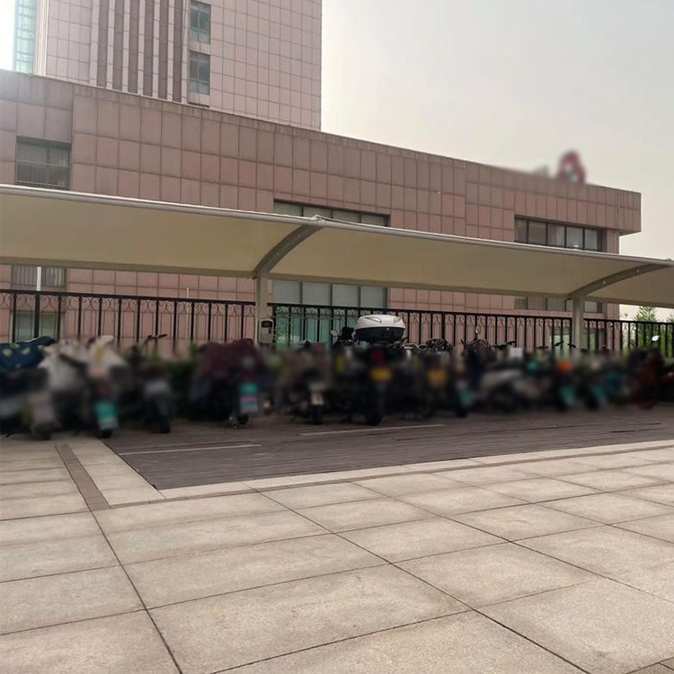 宝坻区膜结构电动车棚